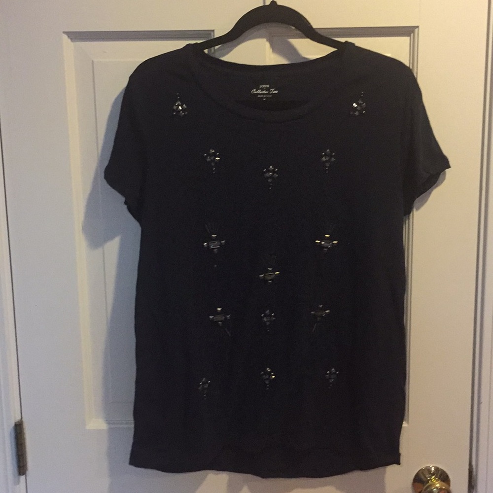 Jcrew beaded tee.